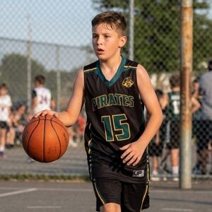 Champro Pirates Youth XL Basketball Jersey #15